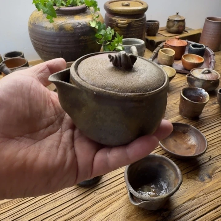 木村春芳备前烧宝瓶