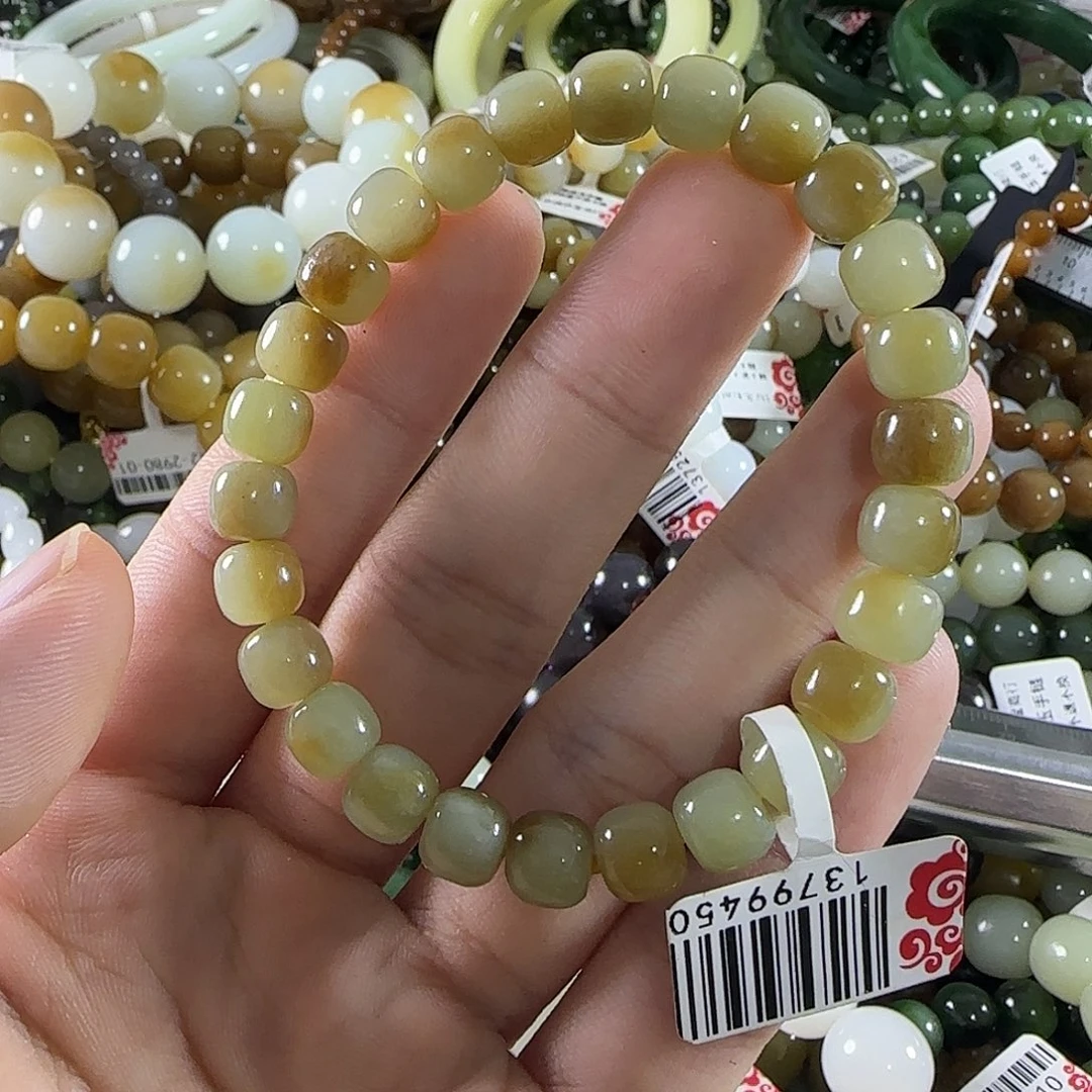 和田玉未镶嵌手链152