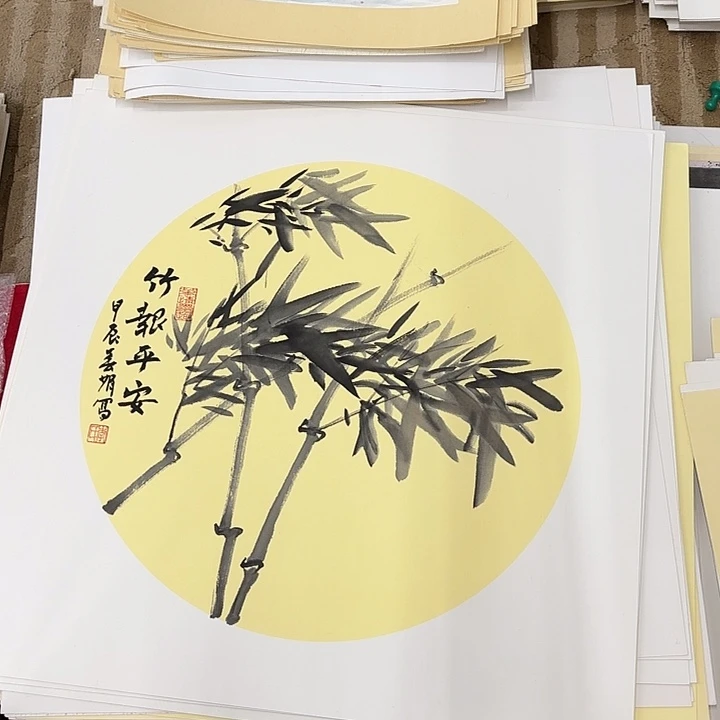 国画花鸟等图案的