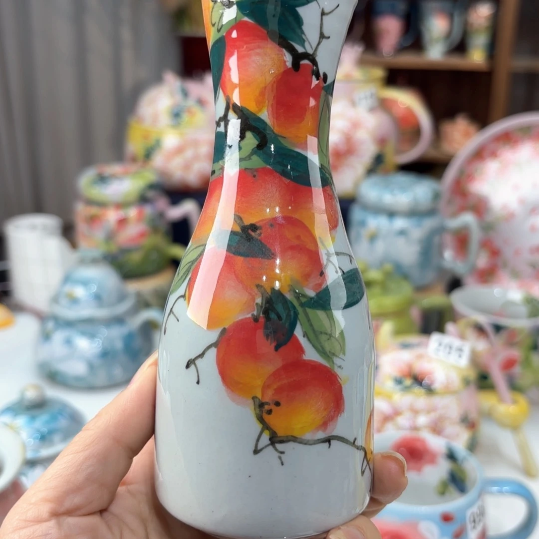 景德镇手绘高温釉下彩陶瓷茶具