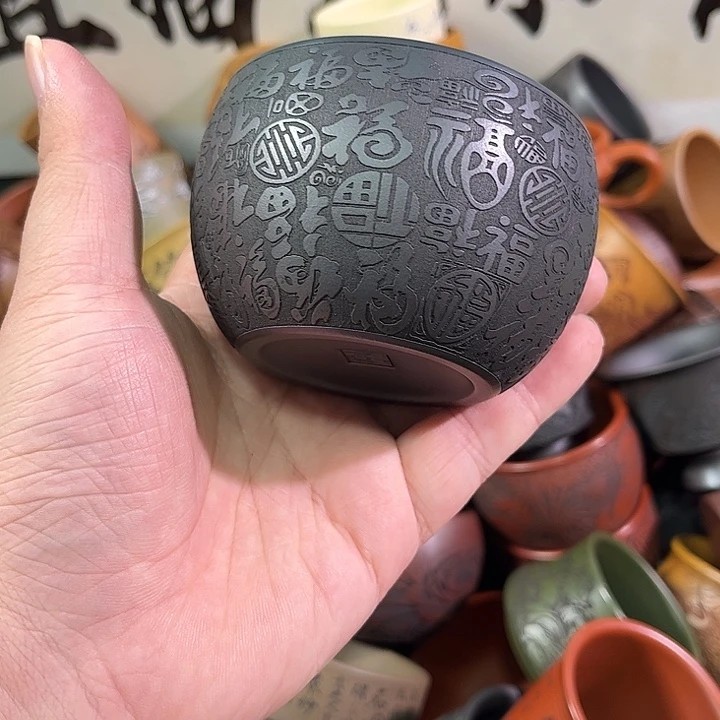 茶杯紫砂全手工紫砂主人杯