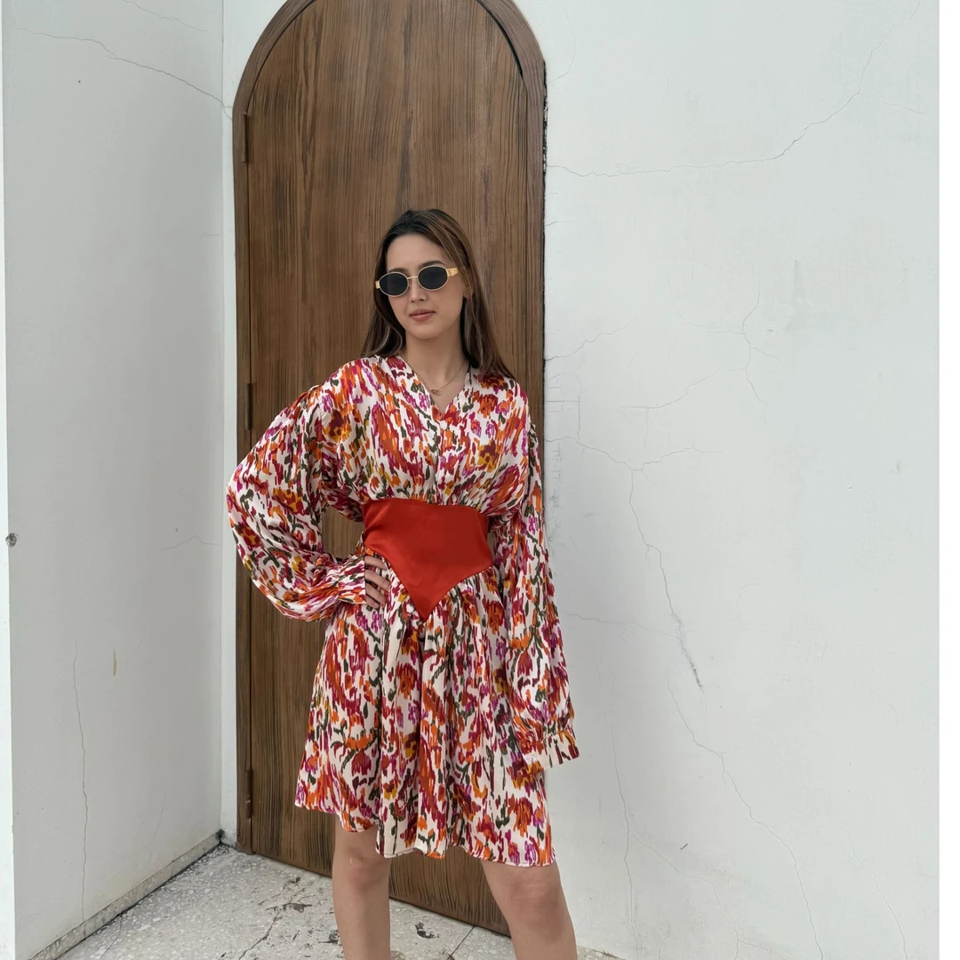 【Anne Official】艾徳莱斯拼接裙