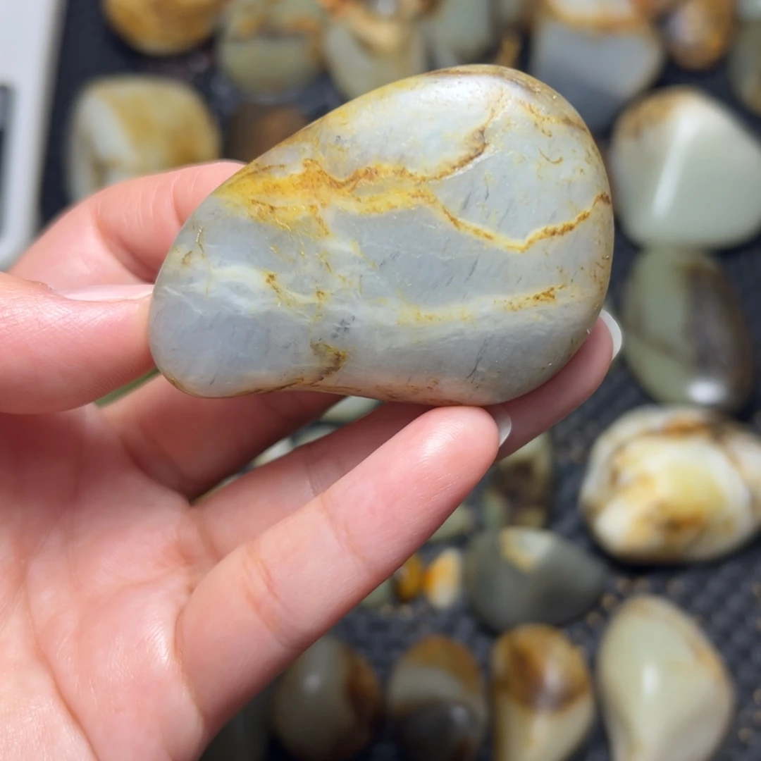 和田玉未镶嵌挂件A40