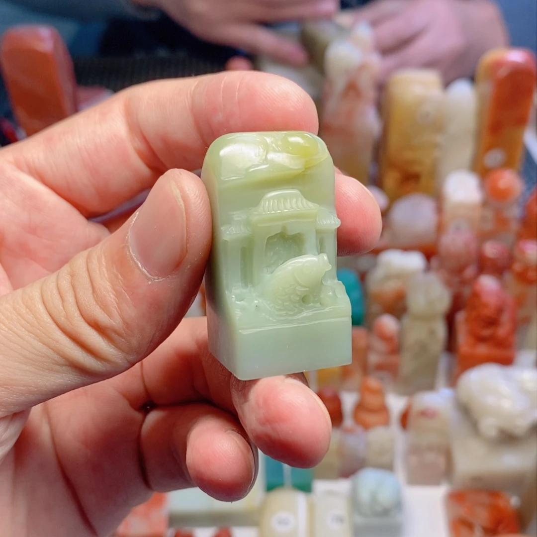 云南石印石鱼跃龙门2*2