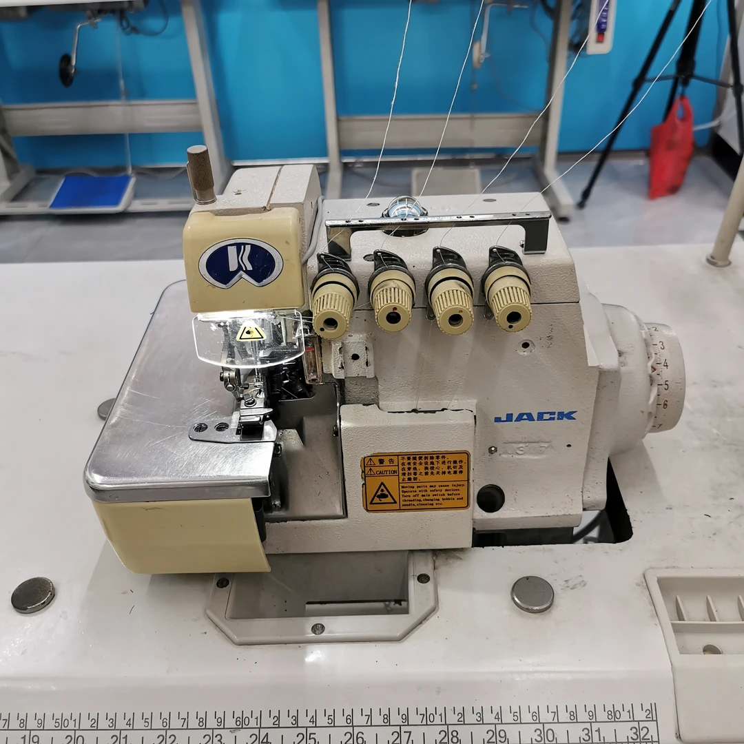 正宗杰克直驱四线包缝机，单独机头