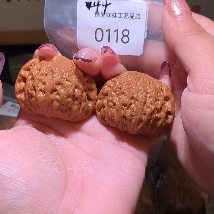 文玩核桃把件铁锤44➕