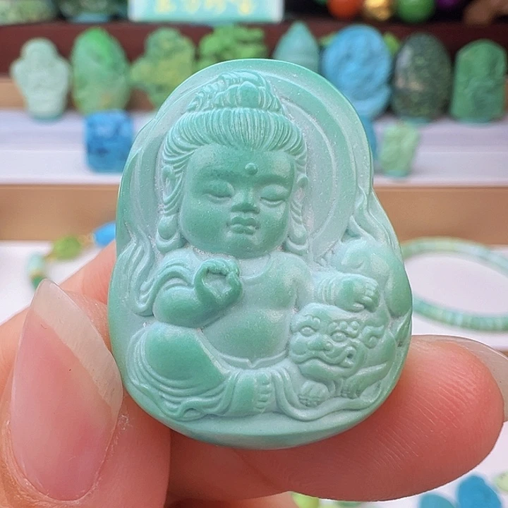 未镶嵌绿松石项链