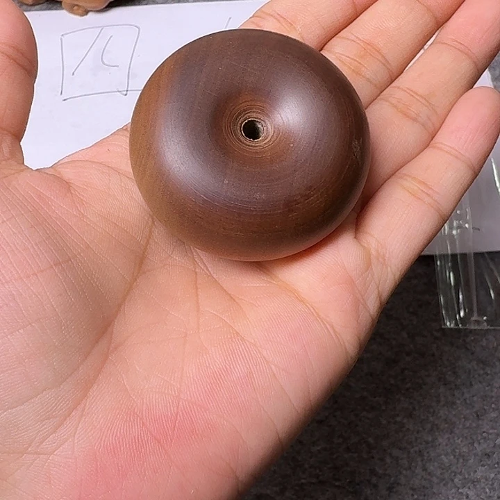 李***哥手串/手链檀香木老山檀香黑肉大平安扣2个