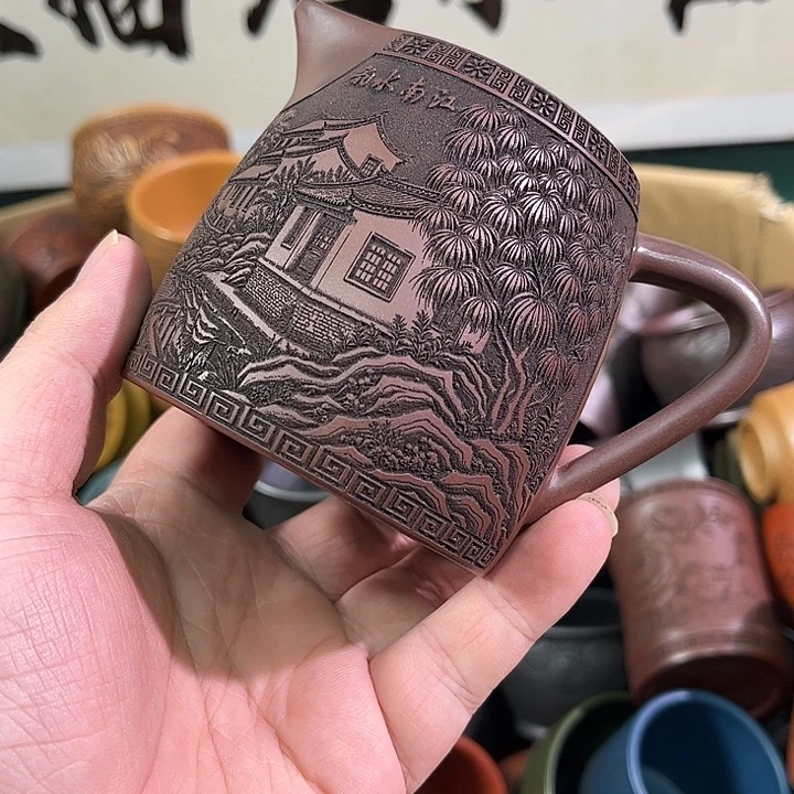 茶杯紫砂全手工紫砂主人杯