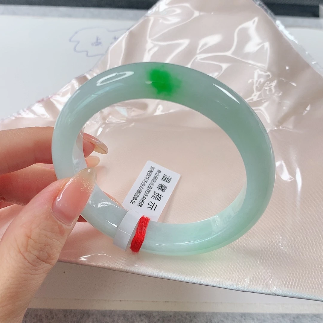 翡翠手镯未镶嵌 正圈①②③