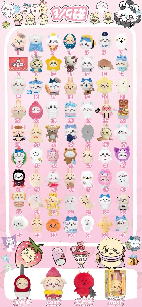 正版chiikawa毛绒对对喷