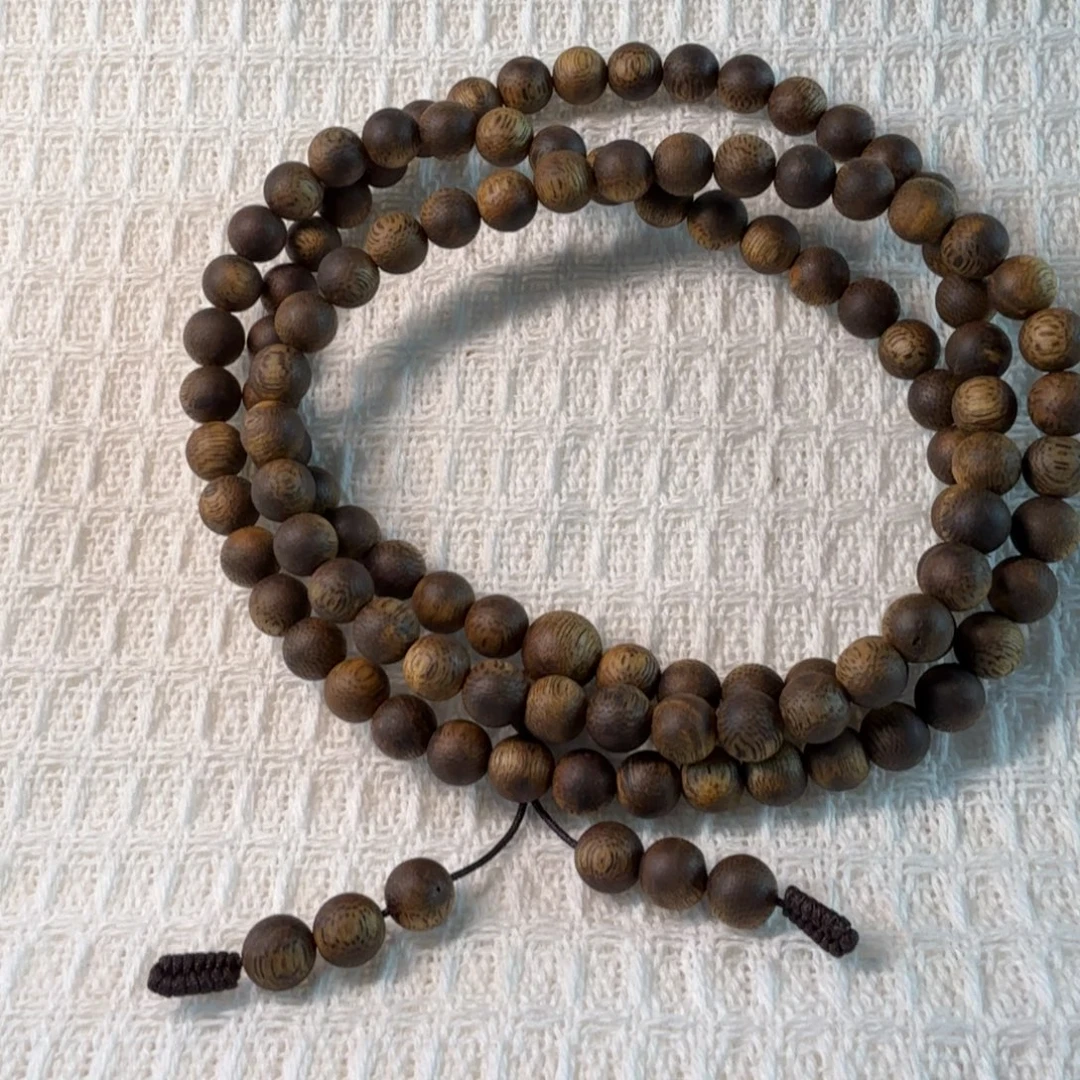 沉香手串奇楠沉香圆珠多圈7mm20克多样性发一