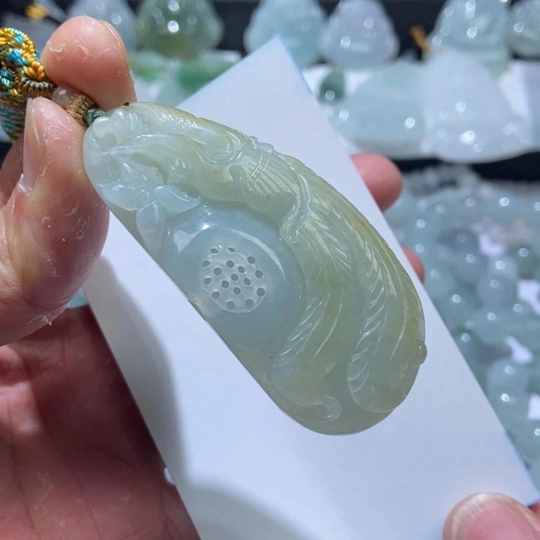定制翡翠未镶嵌凤凰