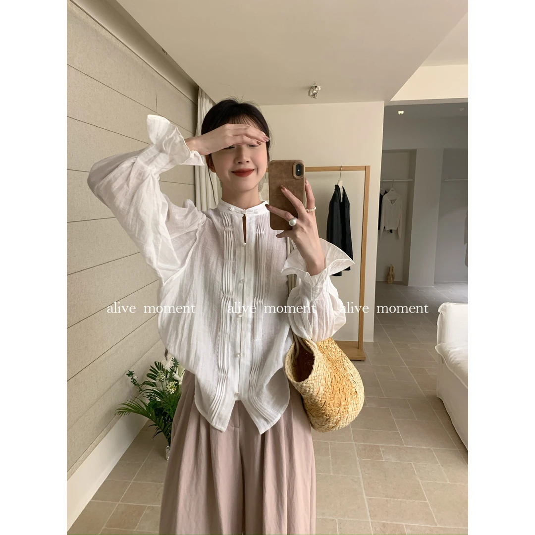 J-17296#ALIVE#【巨美】谁懂啊这个小衫上衣真的超韩（福利）