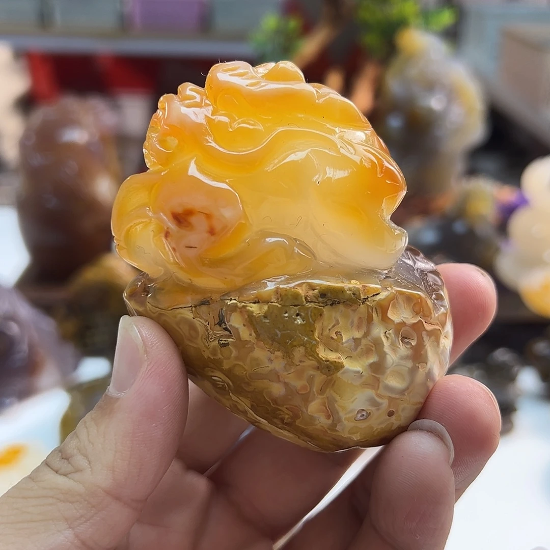 玛瑙/玉髓未镶嵌吊坠(不含链)