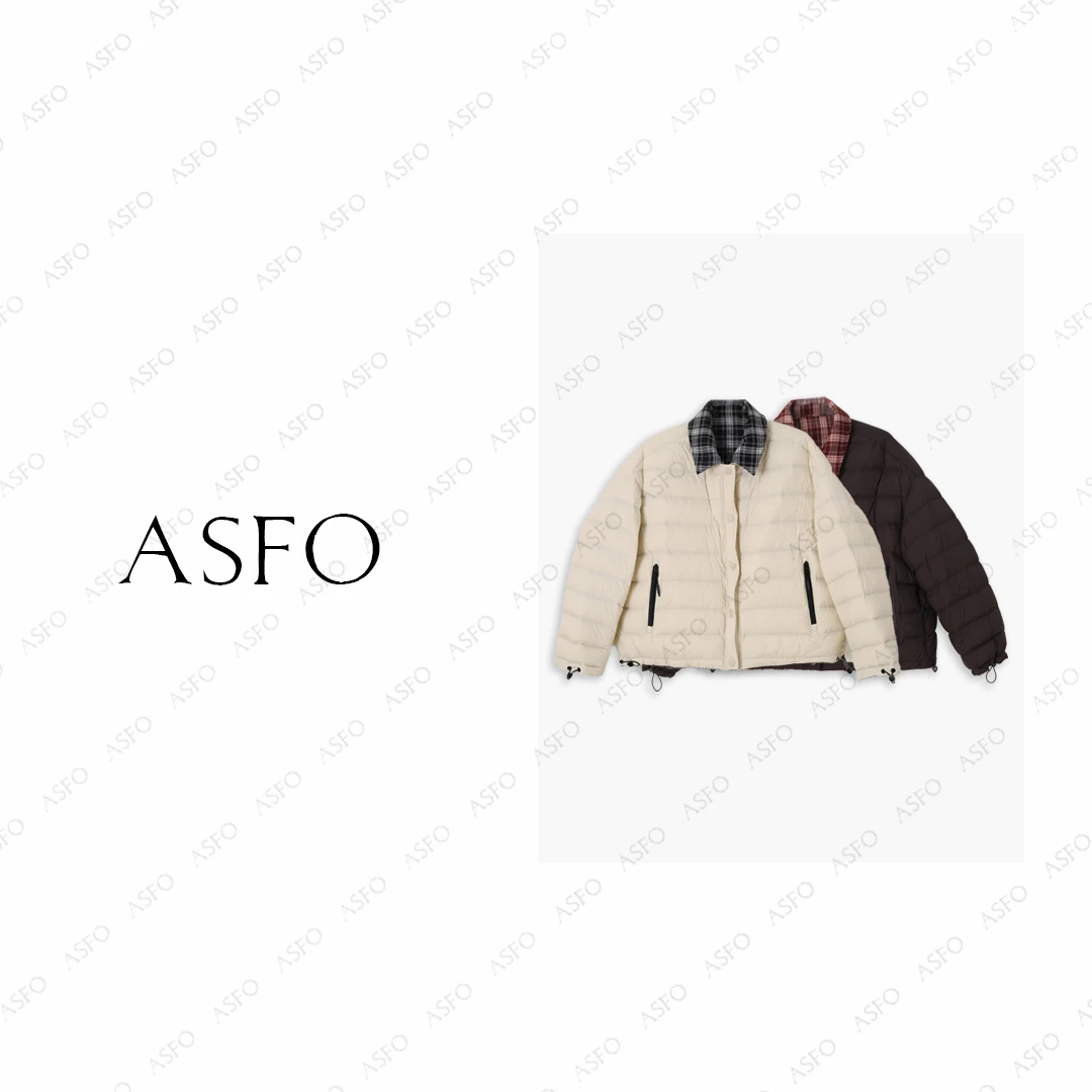 【AS格律】25新定制双面穿休闲保暖90新国标白鹅绒服AS25DYRF05034
