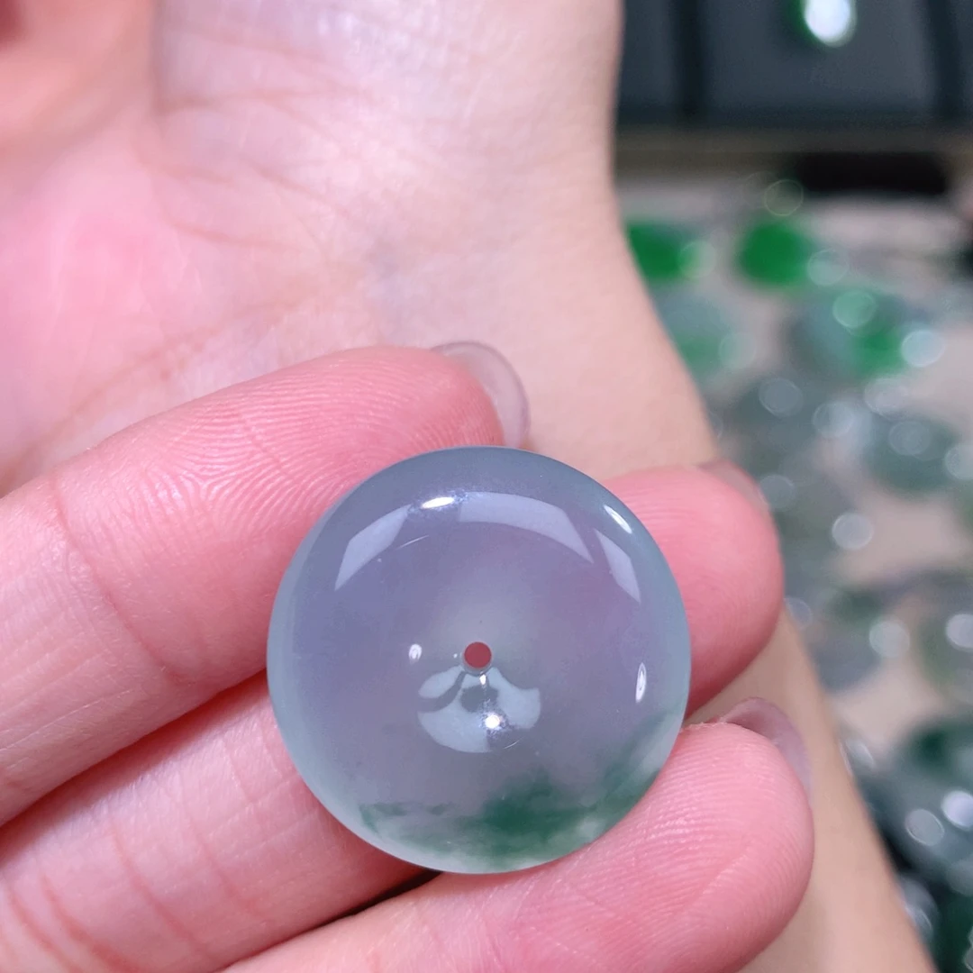 翡翠未镶嵌颈饰天然缅甸翡翠