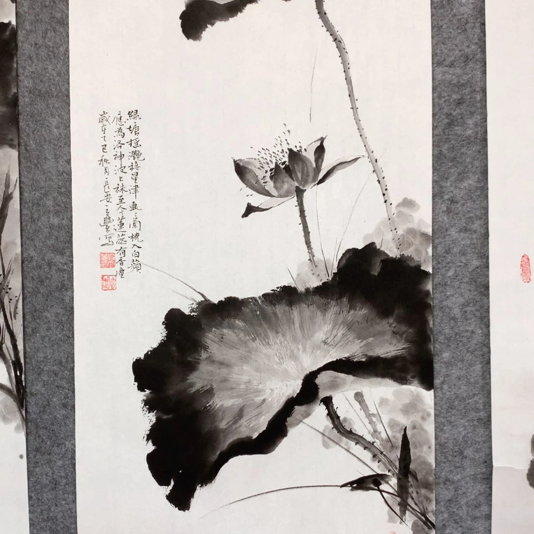 国画花鸟作品写意