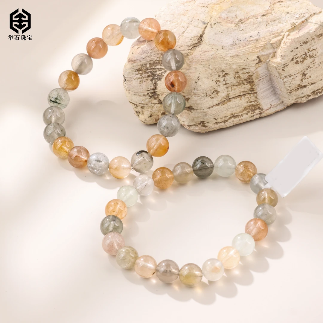 【举石珠宝】T0528-127-84水晶手串（一件/多样性发/约7mm+）H