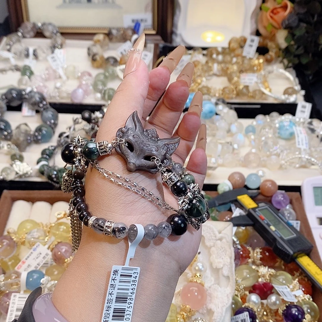 水晶手链未镶嵌V***o水晶