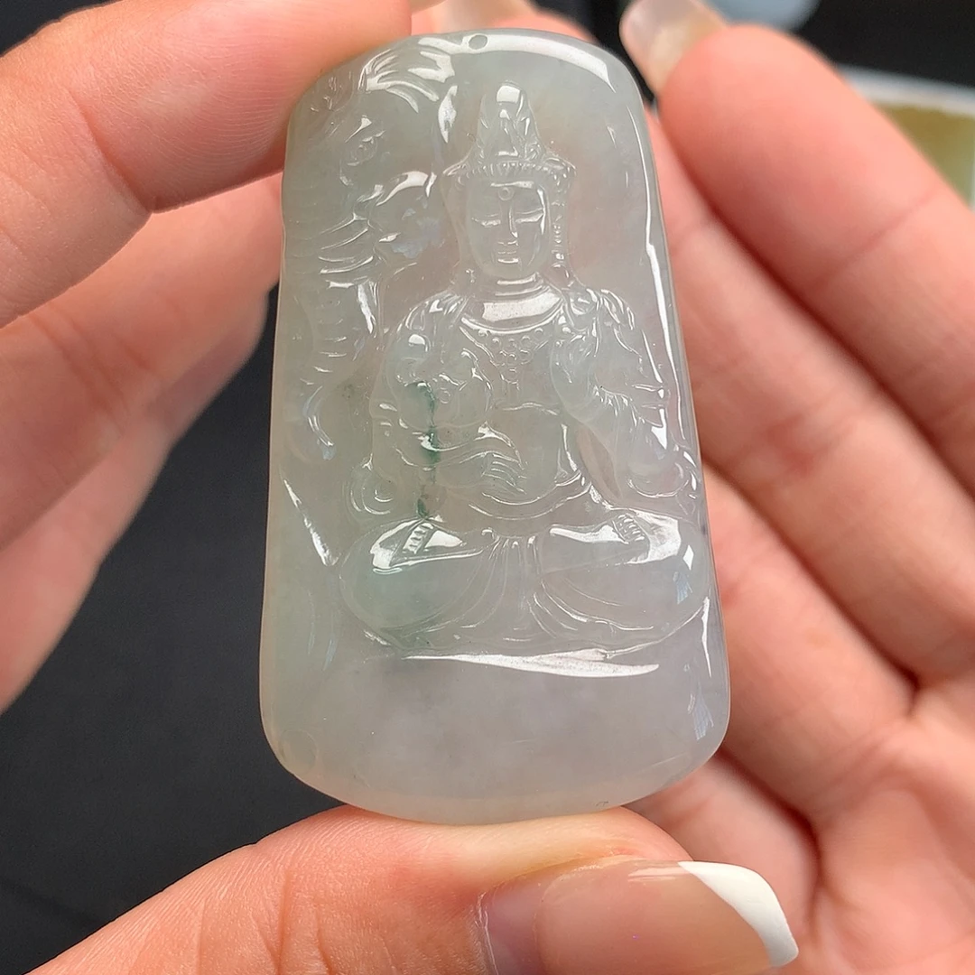 颈饰未镶嵌翡翠普贤