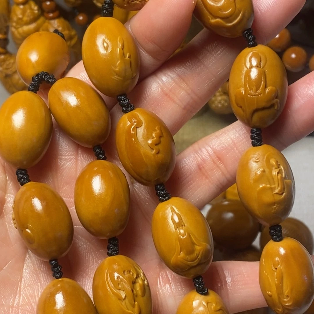 橄榄核手串/手链无相佛手持