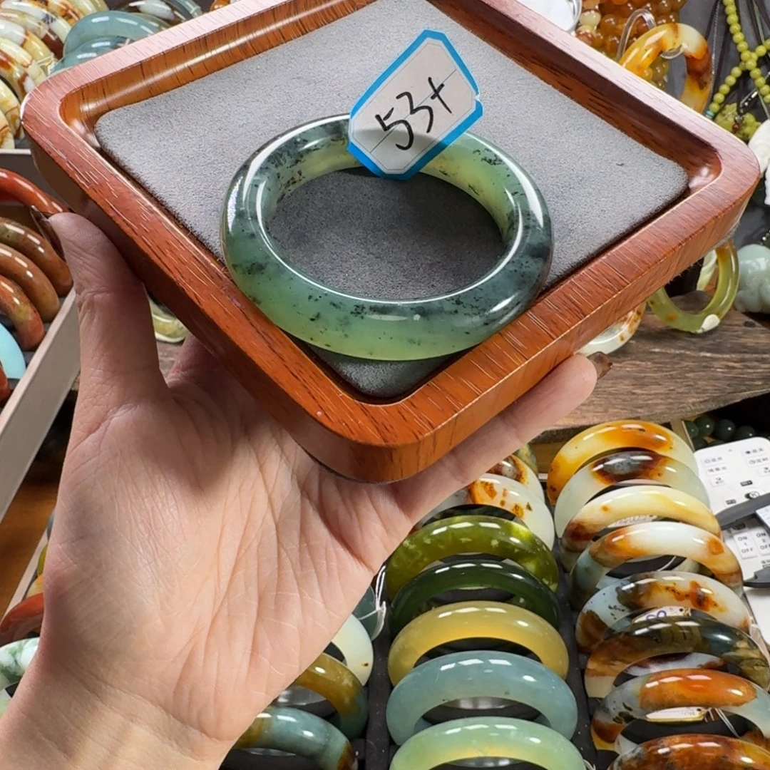 蛇纹石玉合金手镯