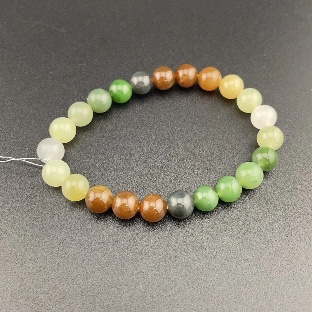 BY0725FLSF标012 北玉精选 和田玉手串