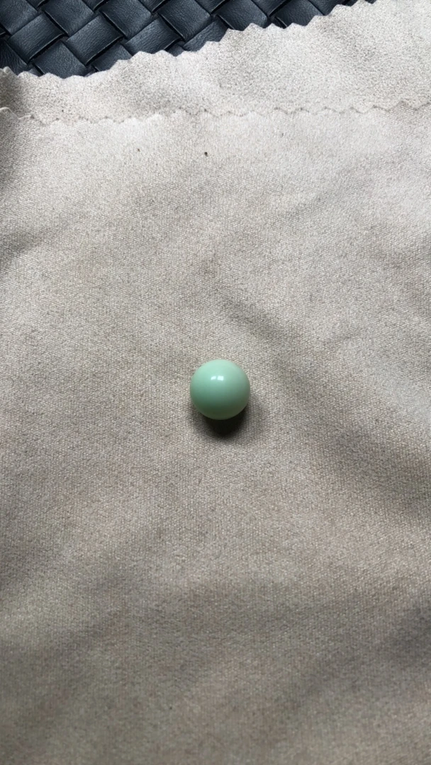 天然原矿缅黄珠子