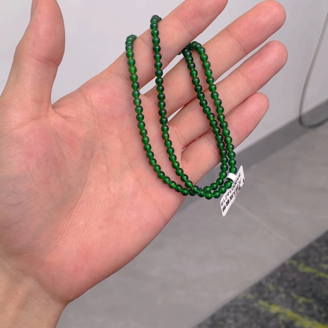 翡翠未镶嵌项链天然翡翠