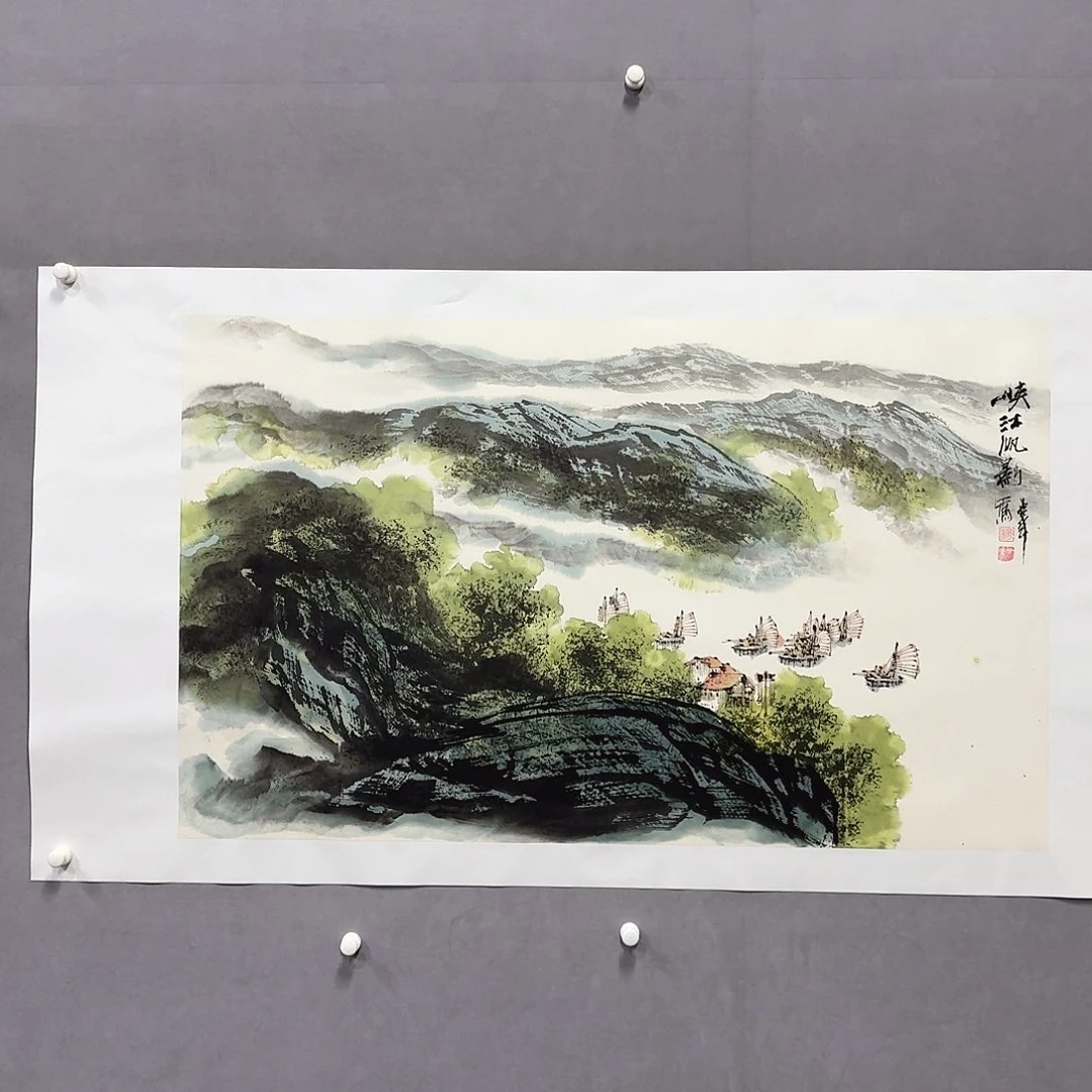 国画亲笔手绘放心去藏