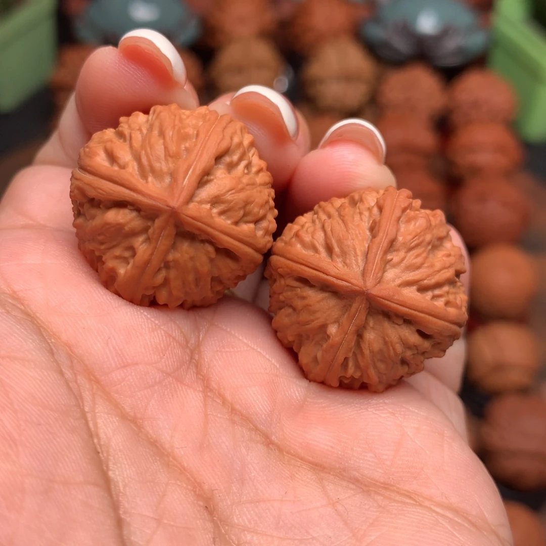 把件文玩核桃蚂蚁四棱