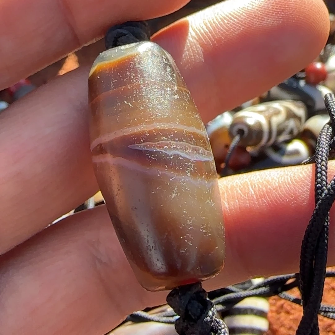 禅***缘玛瑙/玉髓未镶嵌格萨推荐藏传一件