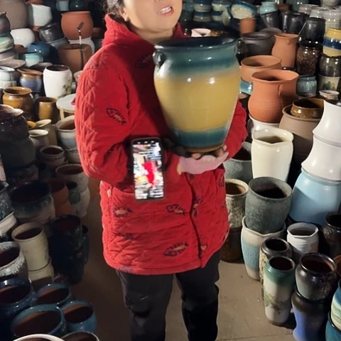 口20高27瑕疵一个盆子。