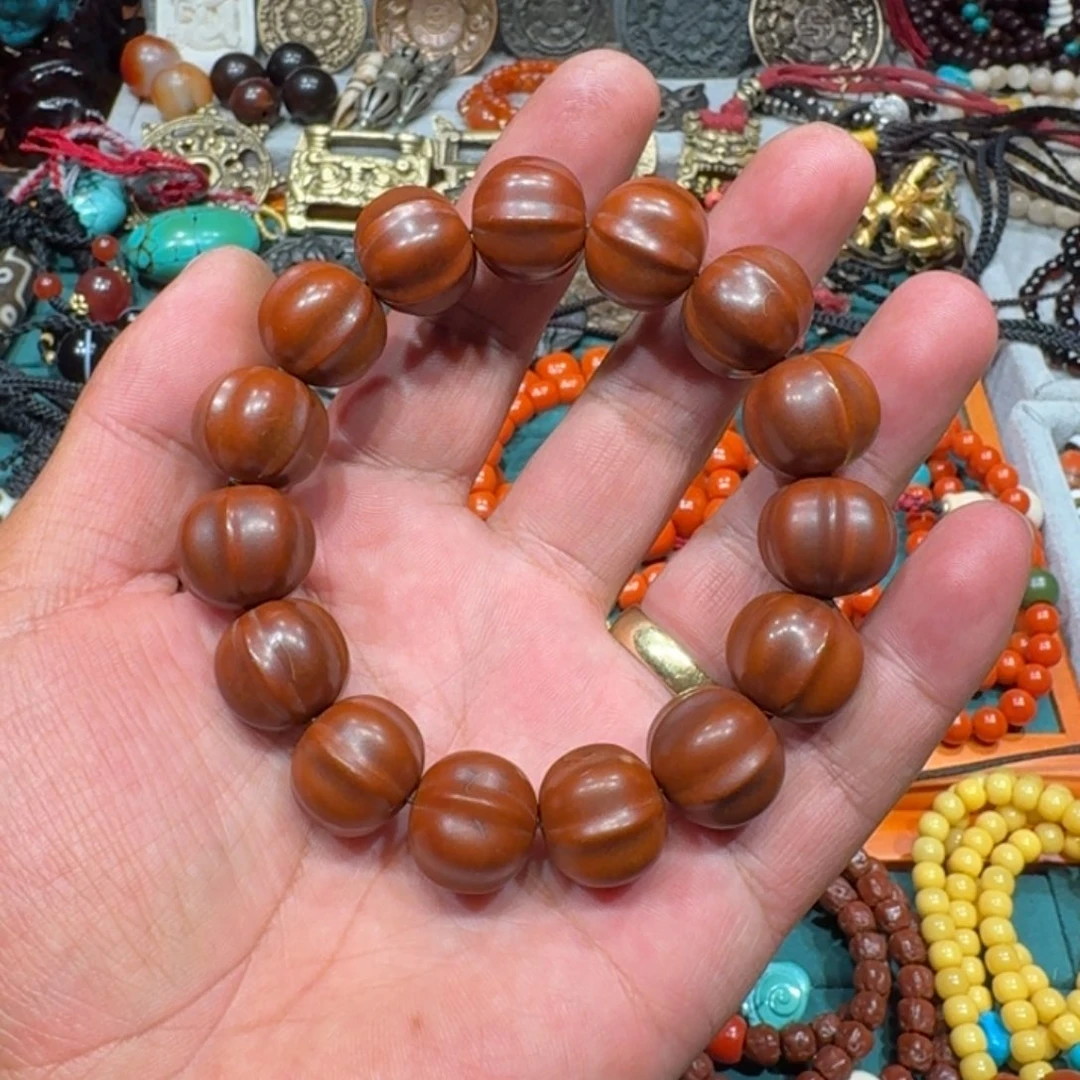 猴头核桃吊坠精品手盘猴头手串