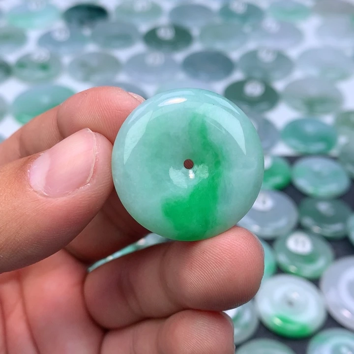 颈饰未镶嵌翡翠缅甸天然A货翡翠29.6-6.0