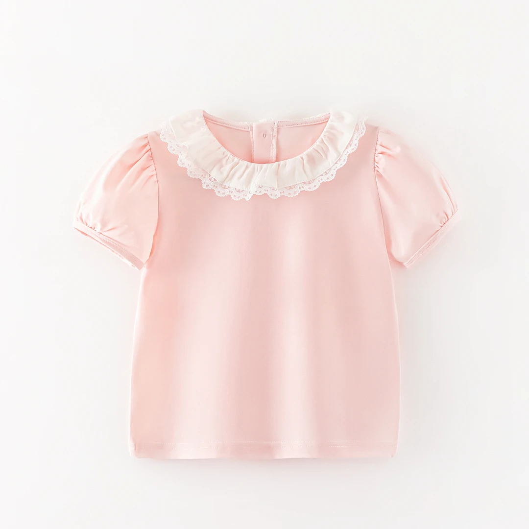 儿童T恤女中小童月里樱奈短T TX182