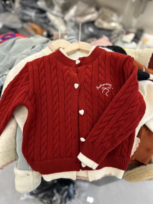 韩系加厚毛衣开衫