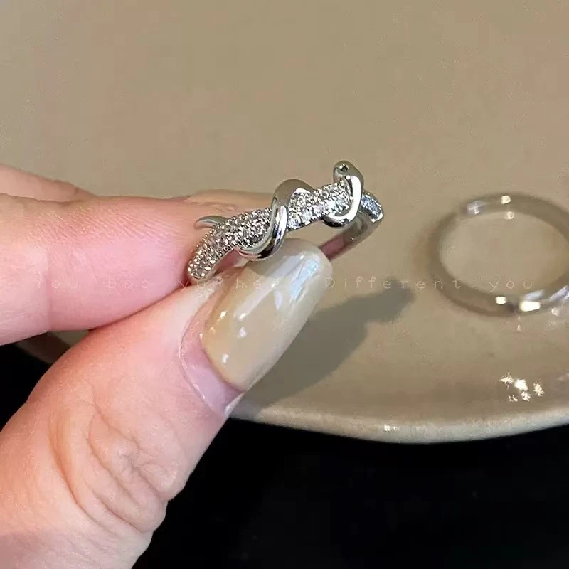 铜合金戒指 665-灵蛇缠绕开口气质戒指时尚
