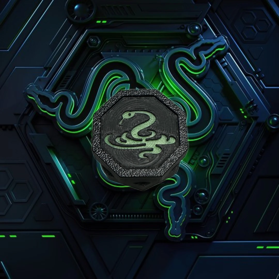 【蛇符咒】2025年十二符咒夜光叮叮币机械推牌EDC解压玩具新奇特