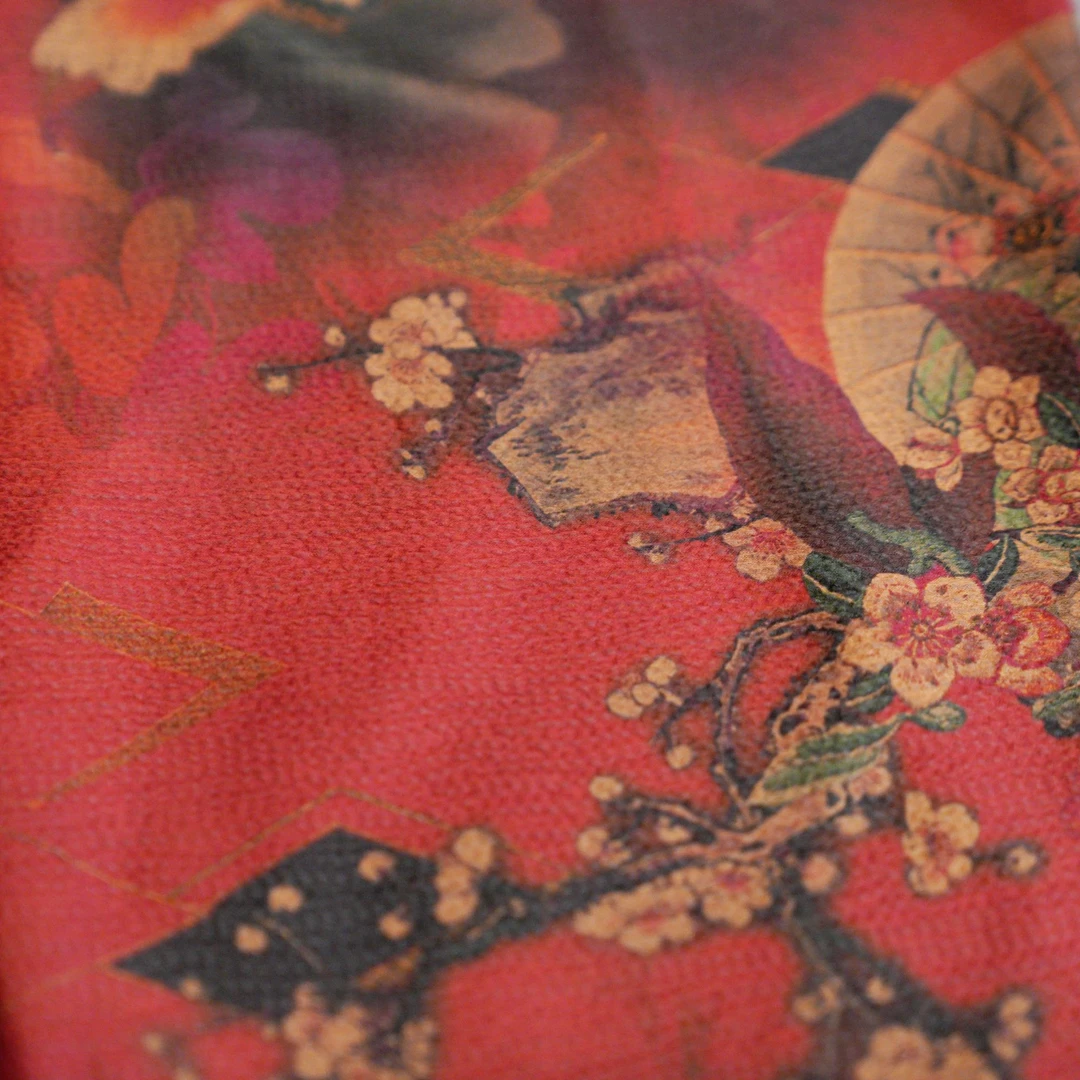 非遗传承人大师姐 珍珠缎丝巾175cm*33cm