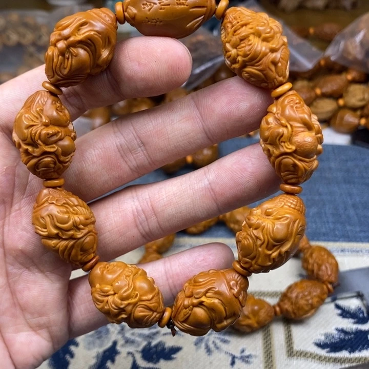橄榄核手串/手链橄榄核雕工艺手串