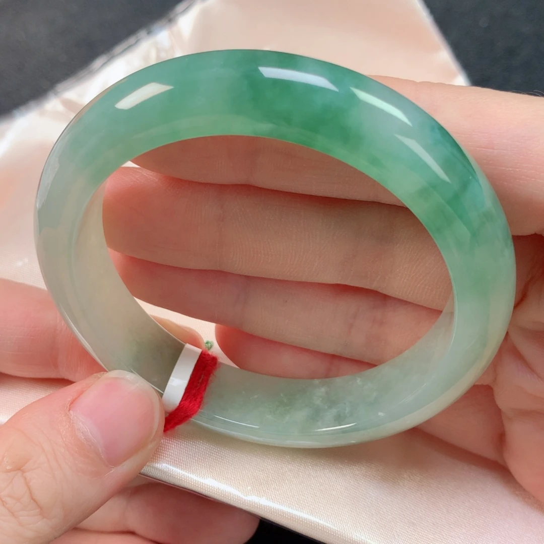 未镶嵌手镯翡翠缅甸天然翡翠手镯55