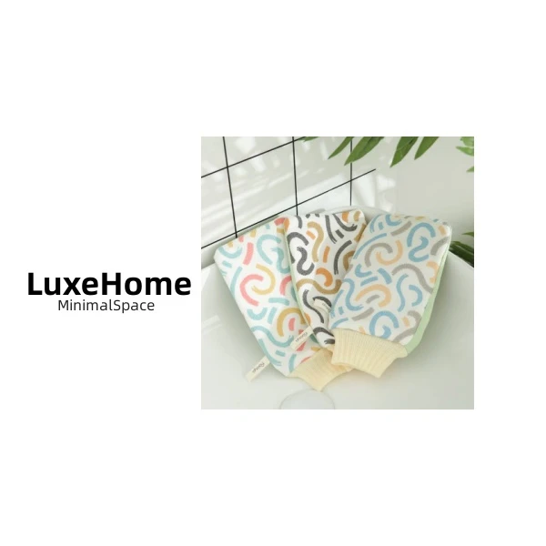 粉嫩少女心搓澡小清新搓泥搓澡巾 H7434