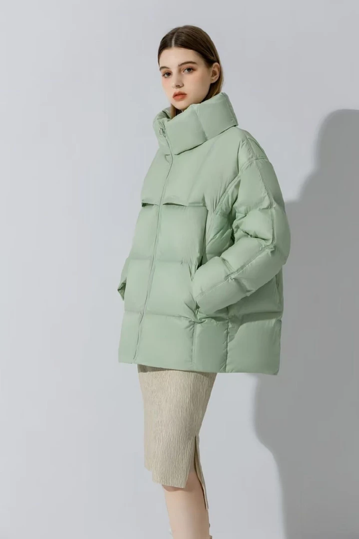 【楠楠精选】保暖外套品质女装专拍链接舒适百搭女士中长款翻领宽松