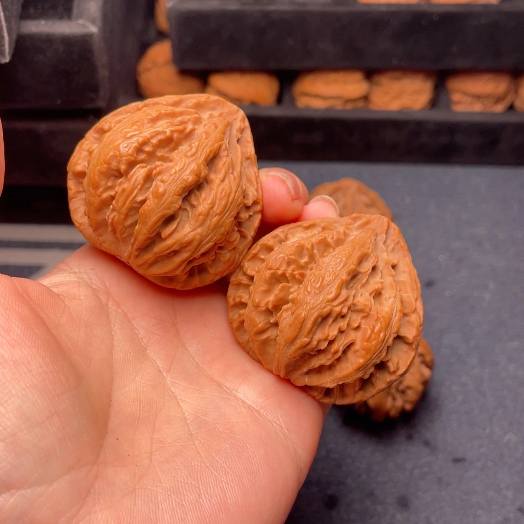 徒***星文玩核桃吊坠秦岭核桃71