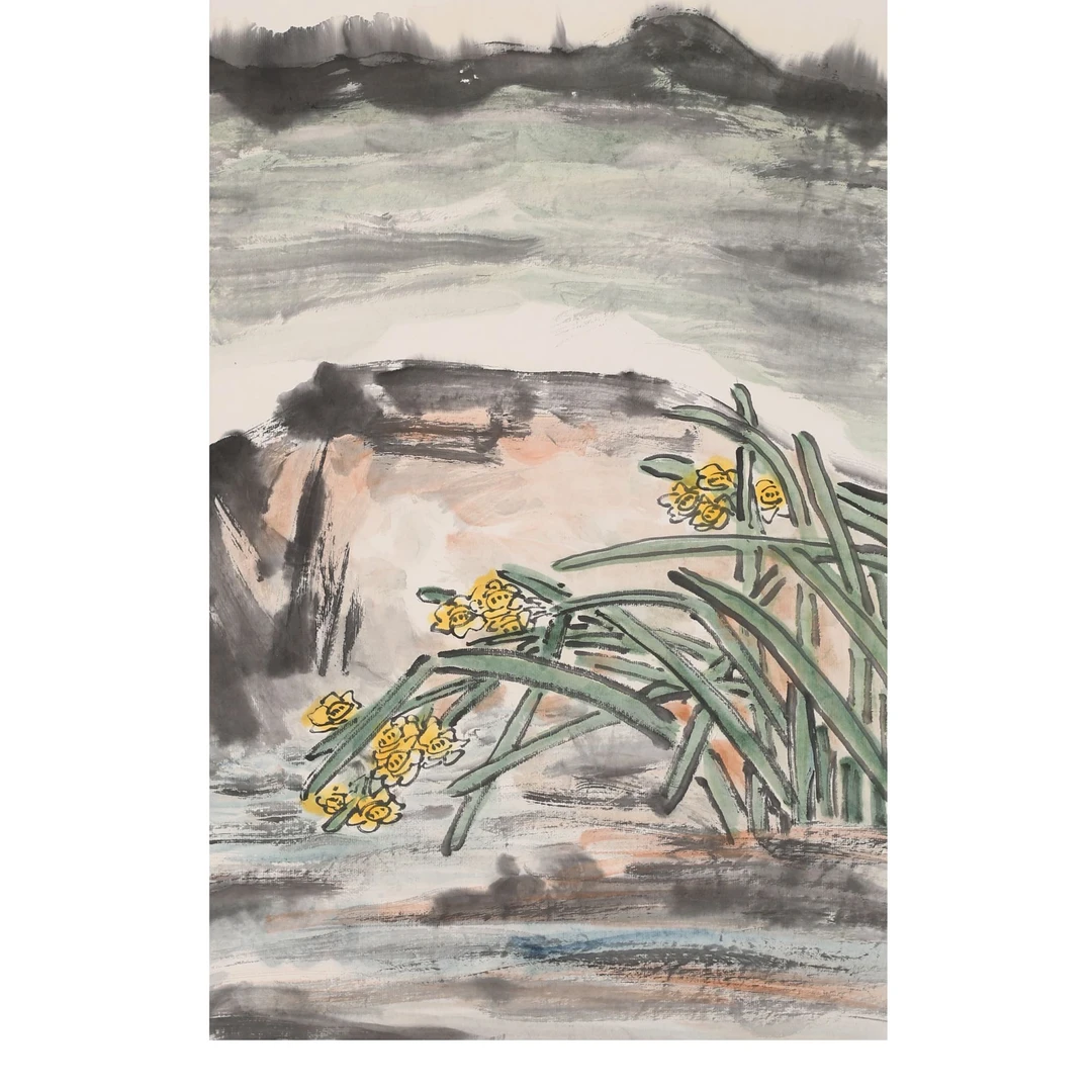 LOT.013 佚名 山水 纸本立轴 68*34cm 954