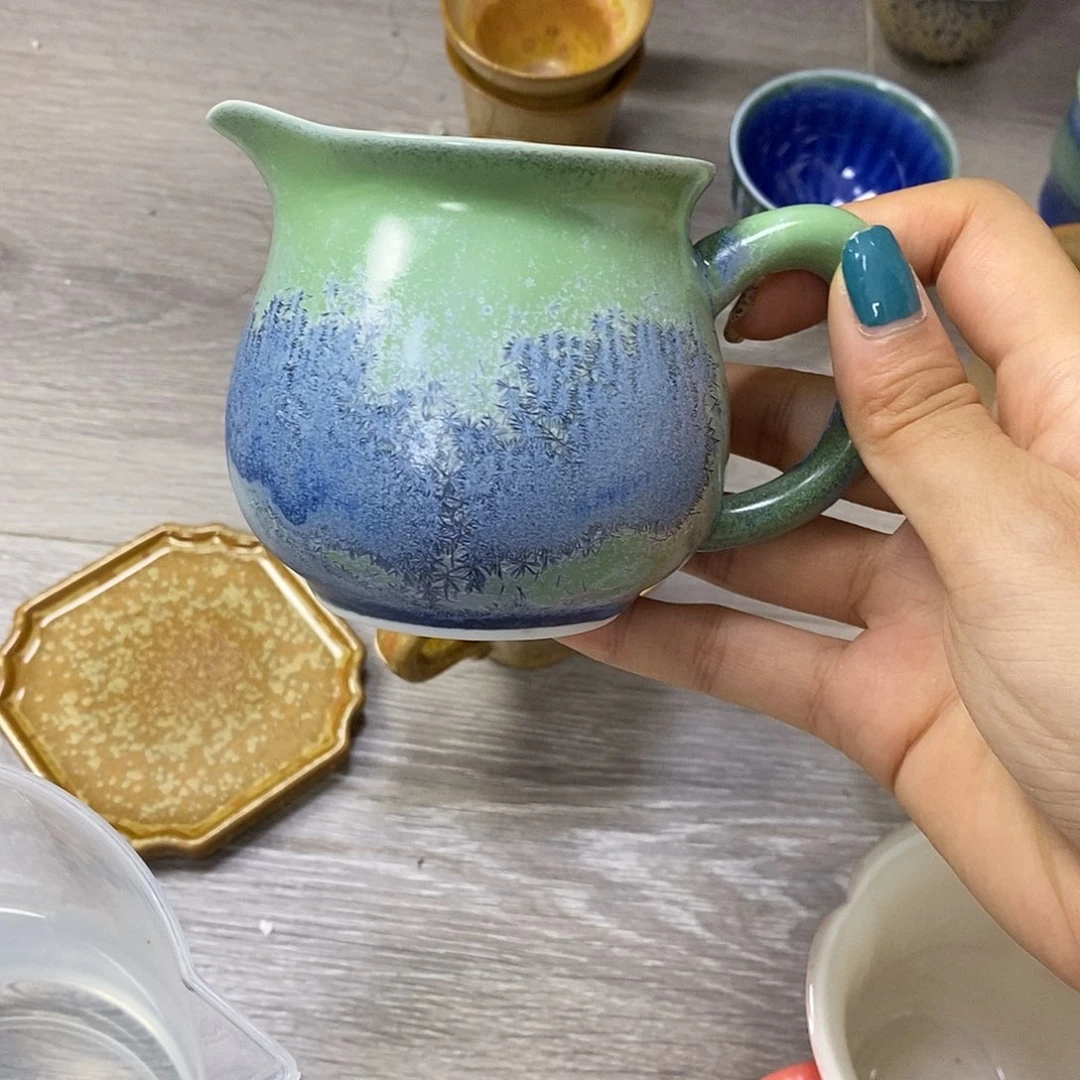 景德镇高温陶瓷公道杯