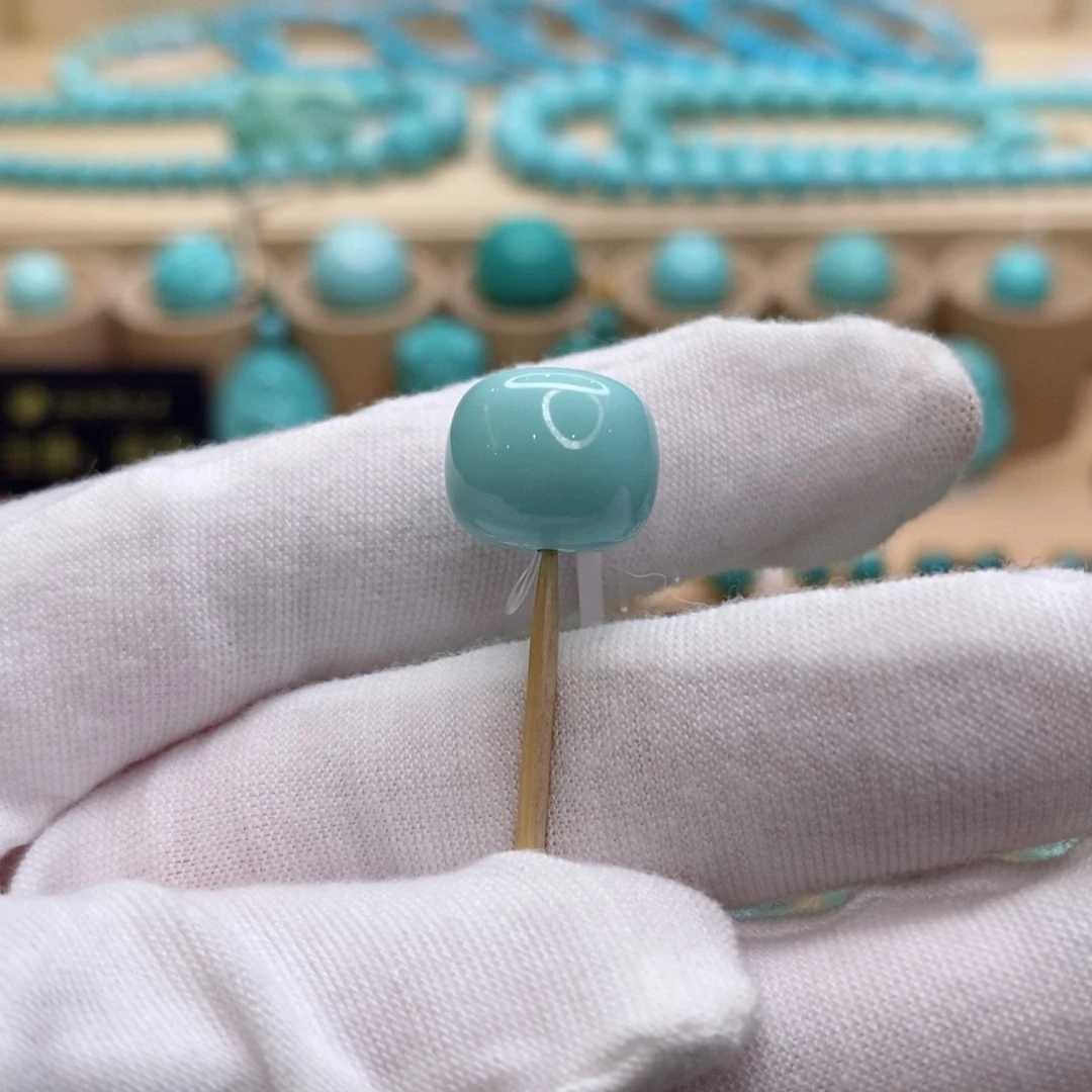 绿松石未镶嵌珠宝奇石13mm