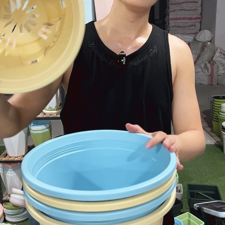 圆形控根口30高28混色无托5只